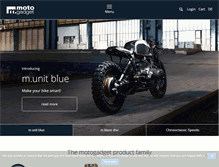 Tablet Screenshot of motogadget.com